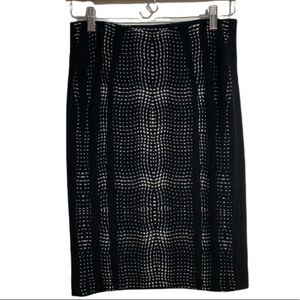 Diane von Furstenberg skirt‎ panel Marta pencil wool blend 4